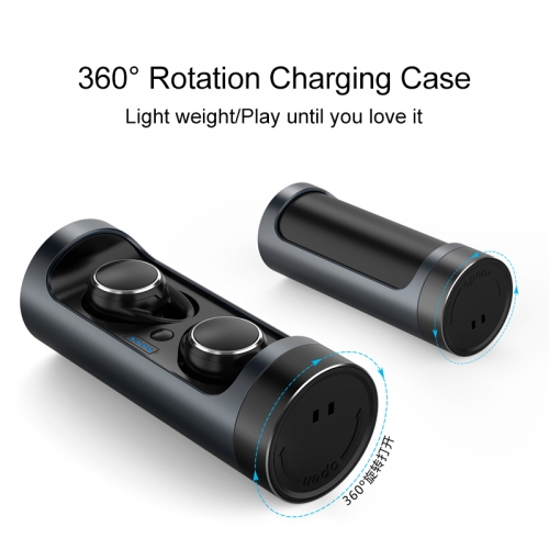 BS01 Portable True Wireless Stereo Earbud Waterproof TWS bluetooth Headphone With 400mAh Power Supply